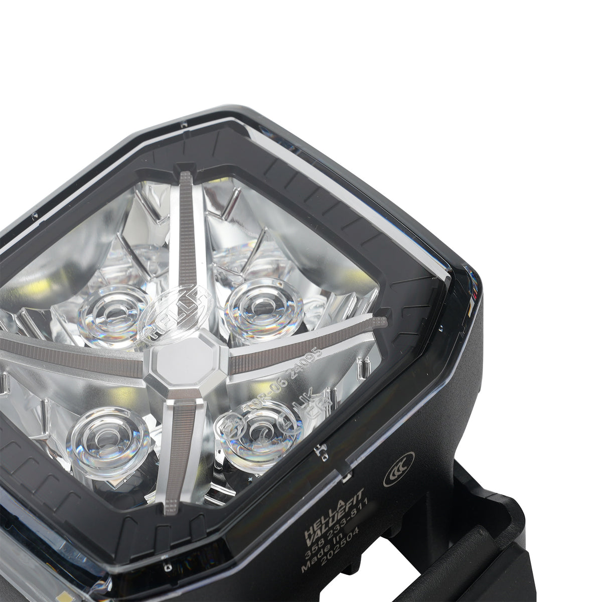 Square Spot Auxiliary Lamp ValueFit 4.3" 12/24V 60W 7100LM 5700K For HELLA