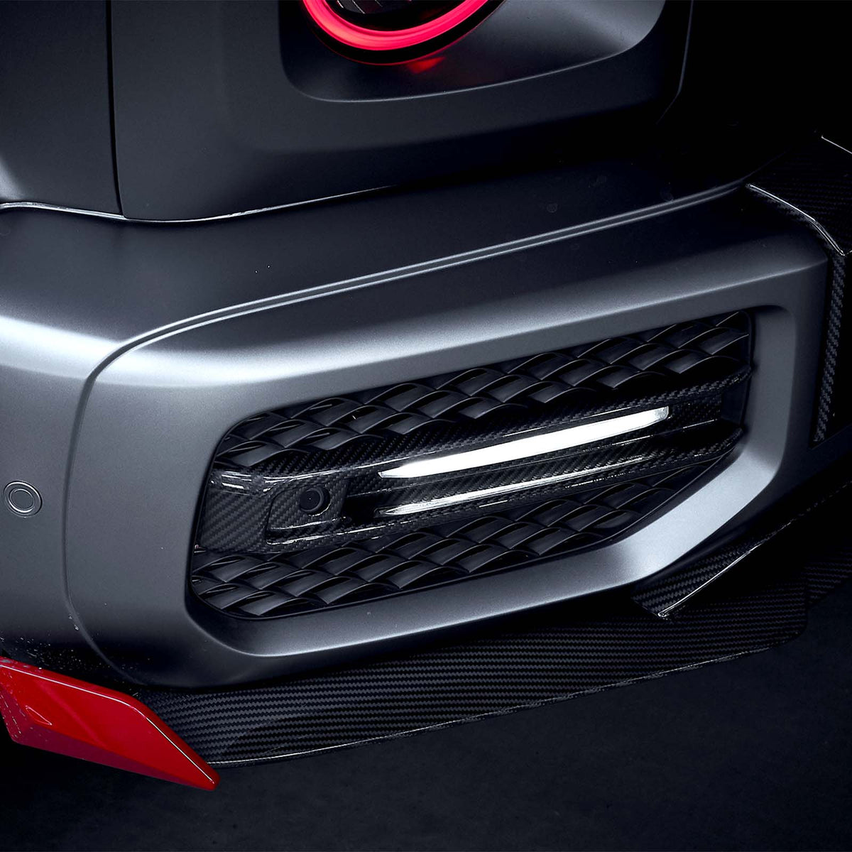 Carbon Fiber Front Bumper Fog Lights Frame Fit Mercedes G-Class W464 G63 2019+