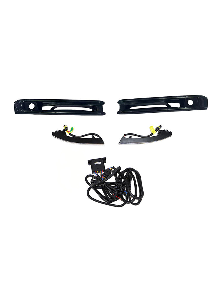 Front Bumper Fog Lights Frame Fit Mercedes G-Class W464 W463A G63 2019+
