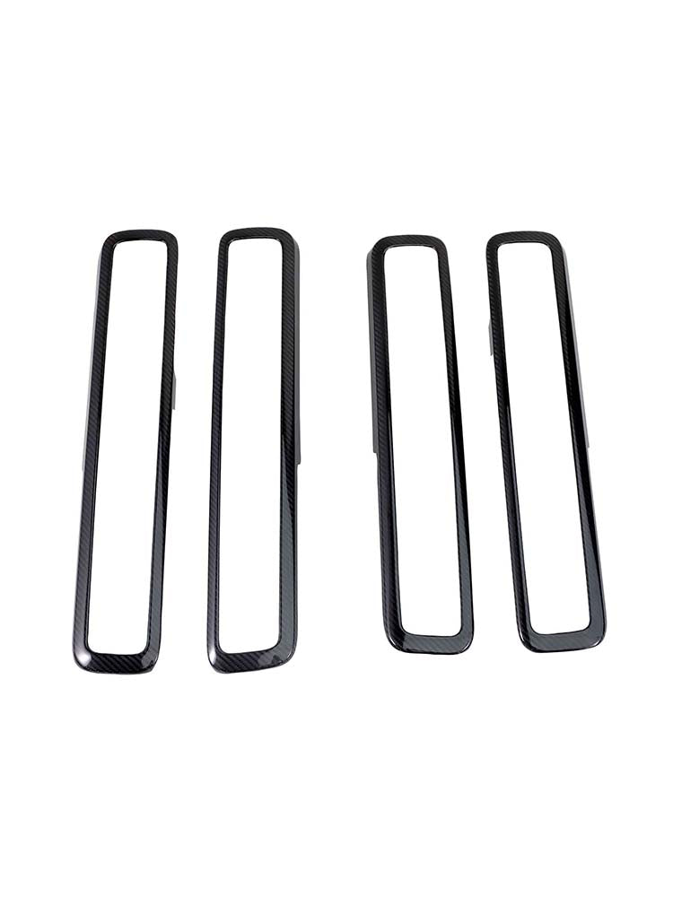 Dry Carbon Fiber Inner Door Frame Cover Trim Fit Benz W464 W463A G500 2019-2023