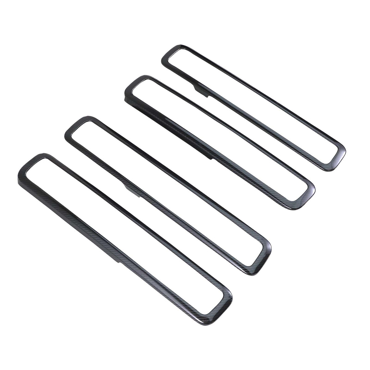 Dry Carbon Fiber Inner Door Frame Cover Trim Fit Benz W464 W463A G500 2019-2023