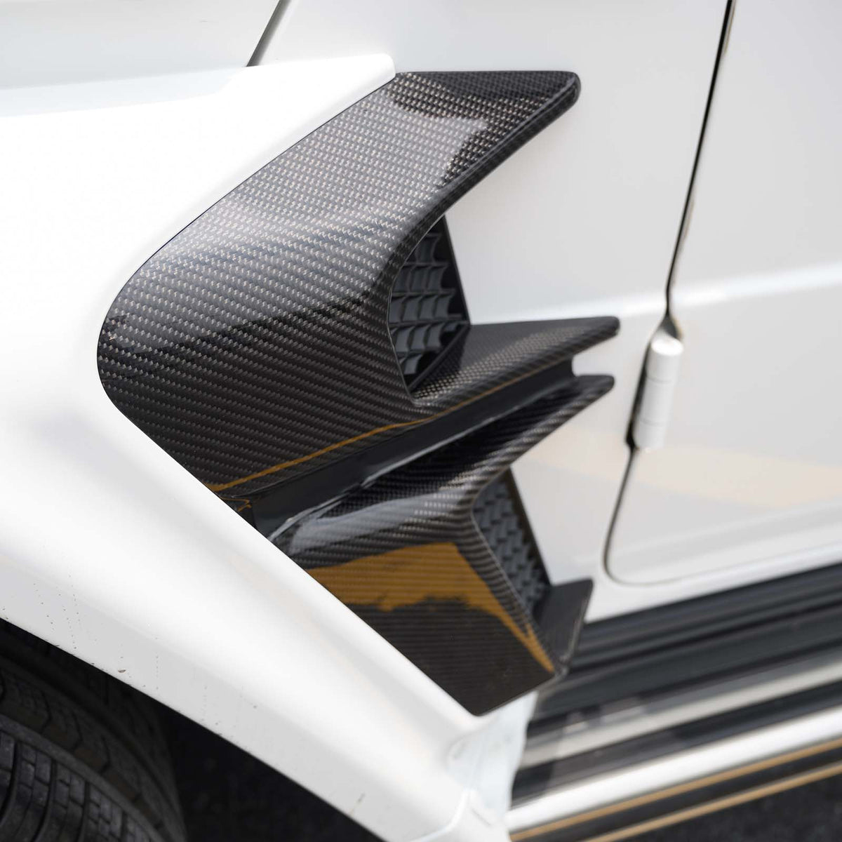 Dry Carbon Fender Flares Arch Trims Fit Mercedes Benz W464 B700 B800 2019+ Wide
