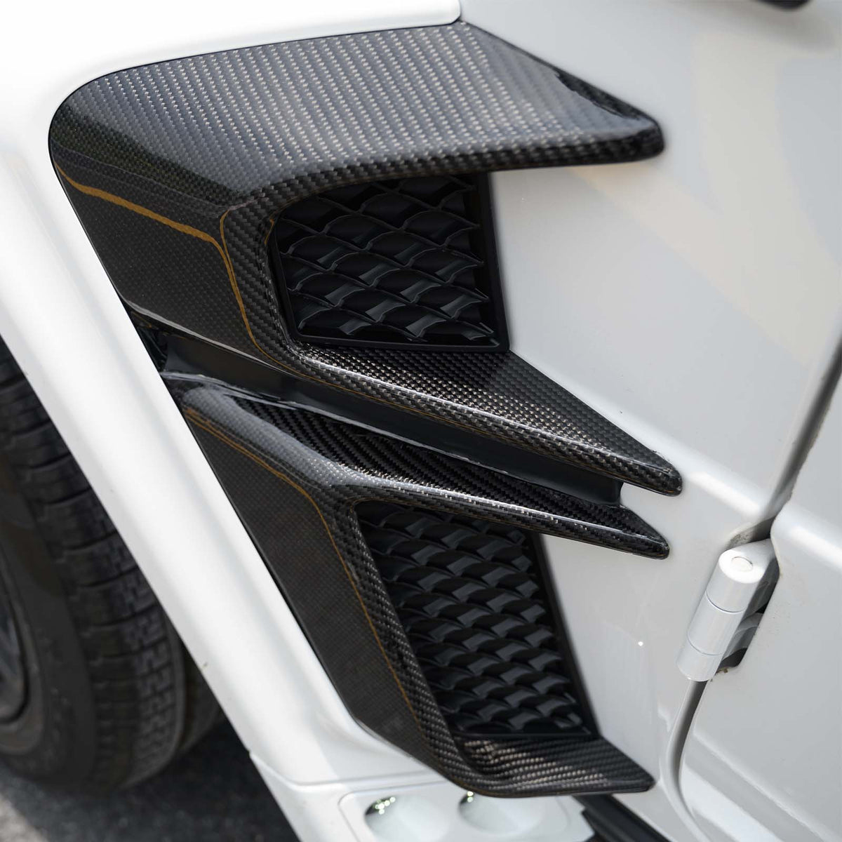 Dry Carbon Fender Flares Arch Trims Fit Mercedes Benz W464 B700 B800 2019+ Wide