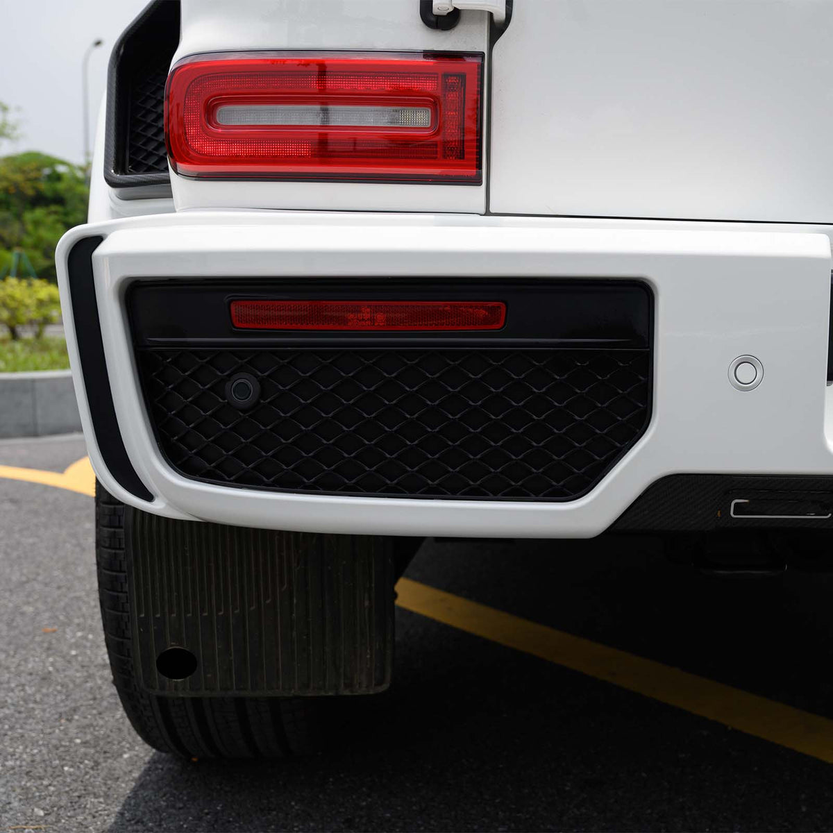 Dry Carbon Brake Light Cover Fit Mercedes Benz G-Class W464 G63 B700 B900 2019+
