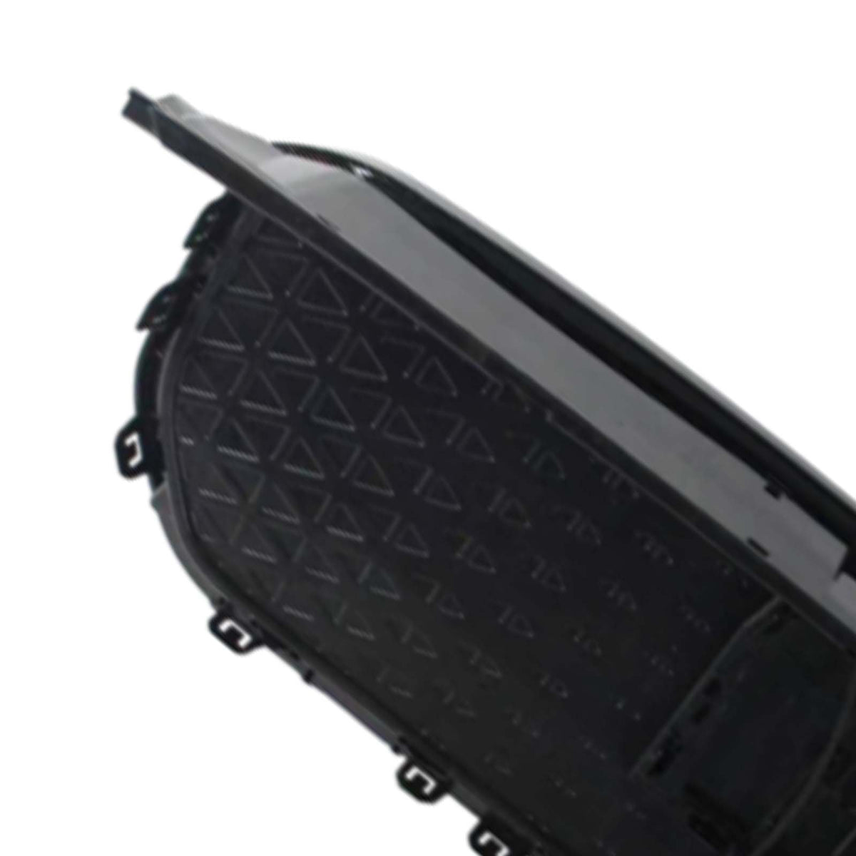 Black Chrome Front Bumper Grill Grille Fit BMW iX1 U11 2023-2025 W/LED Light