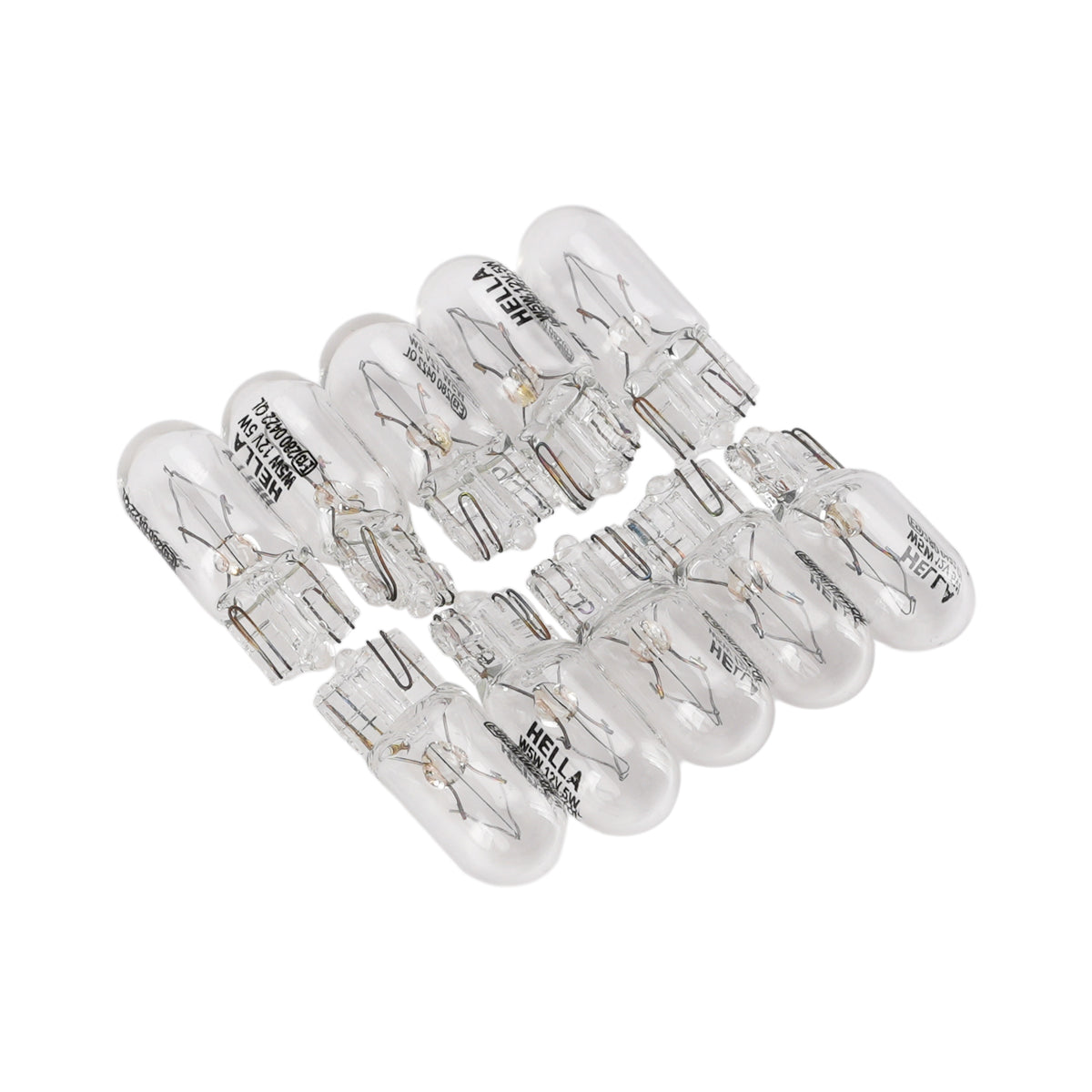 Car Light Halogen Auxiliary Bulb W5W T10 12V 5W For HELLA 8GP 178 560-081