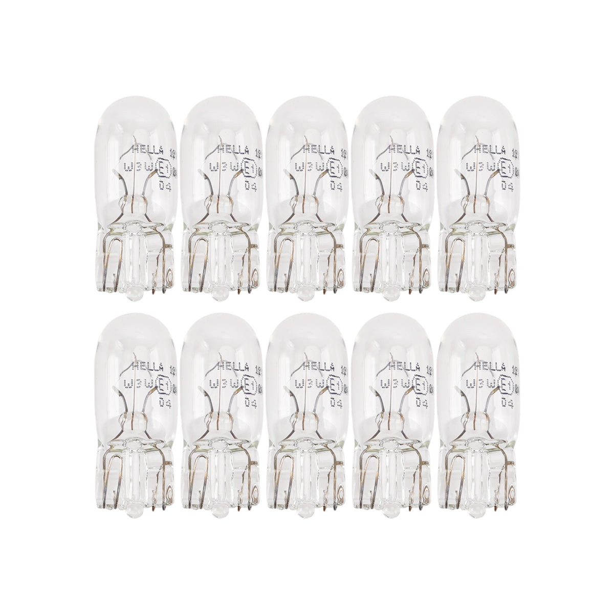 Car Light Halogen Auxiliary Bulb W3W T10 12V 3W For HELLA 8GP 003 594-141