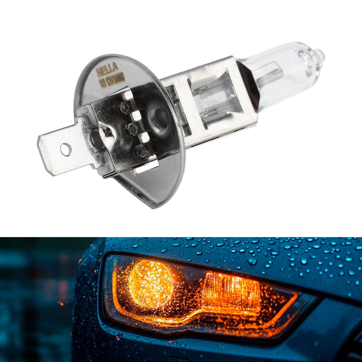 Car Light Halogen Headlight Bulb H1 12V 100W P14.5s For HELLA 8GH 178 555-914