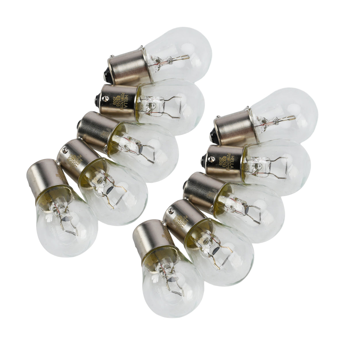 Car Light Halogen Auxiliary Bulb P21W 12V 21W For HELLA 8GA 178 560-011