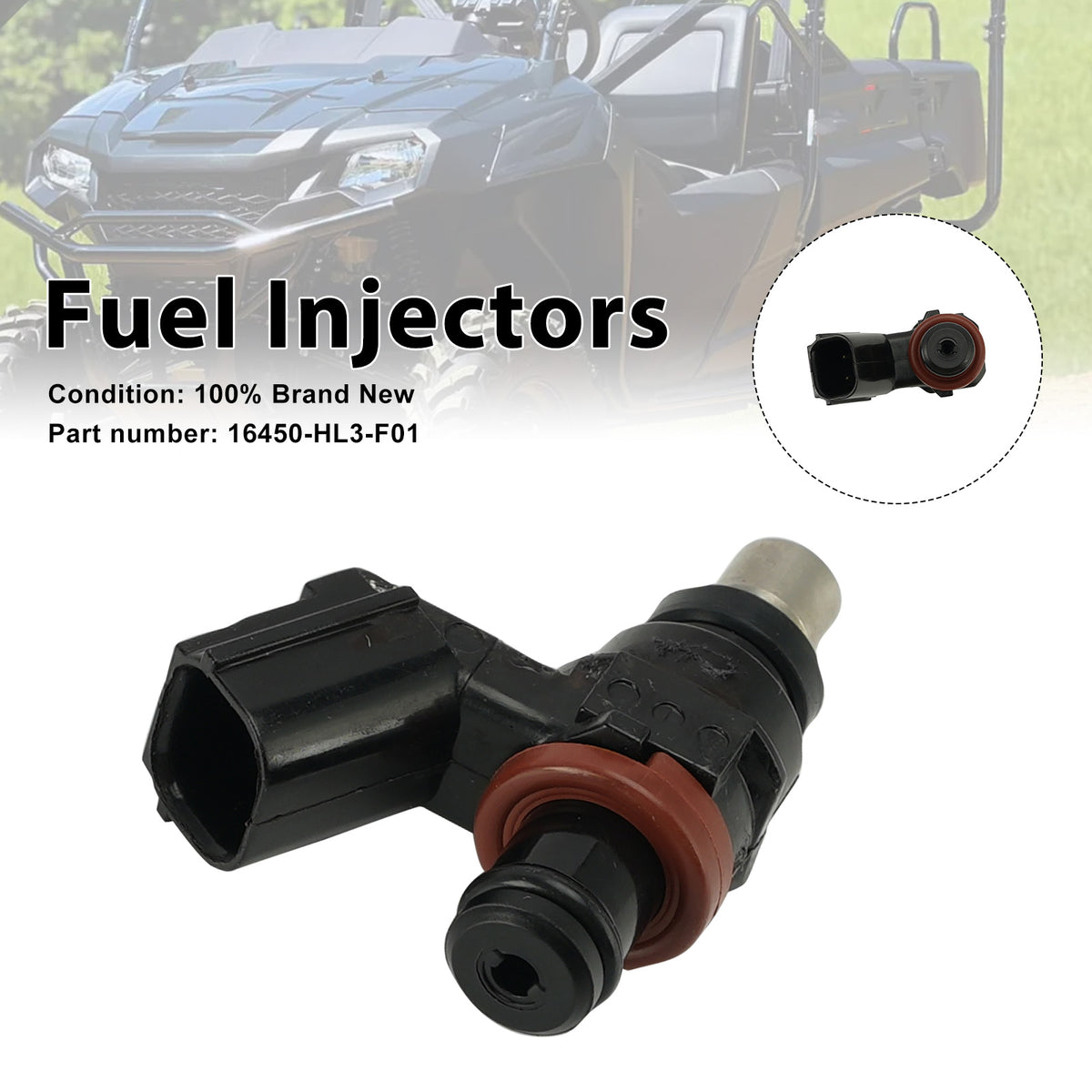 Fuel Injectors 16450-HL3-F01 For Honda PIONEER 700 2018-2019