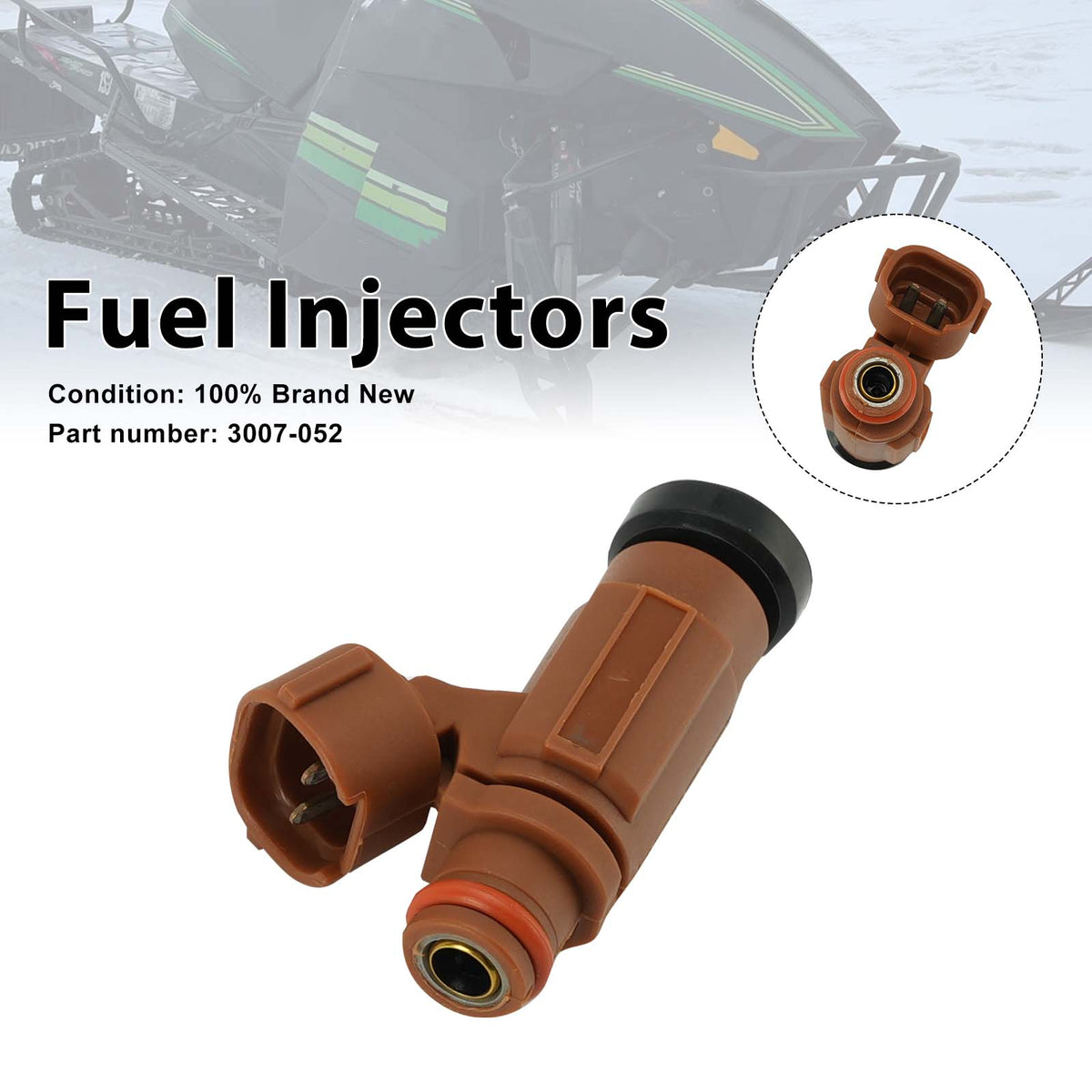 Fuel Injectors 3007-052 For Arctic Cat Sno Pro 500 F5 ZR 4000 2004-2017