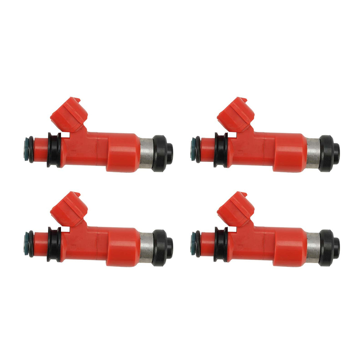 4PC 15710-65J00 Fuel Injectors 16450-MCW-004 For Honda VFR800 02-09