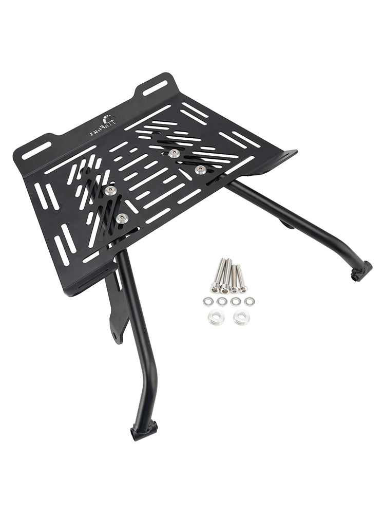 Black Rear Luggage Rack Enlargement Plate For Aprilia Tuareg 660 2022-2025