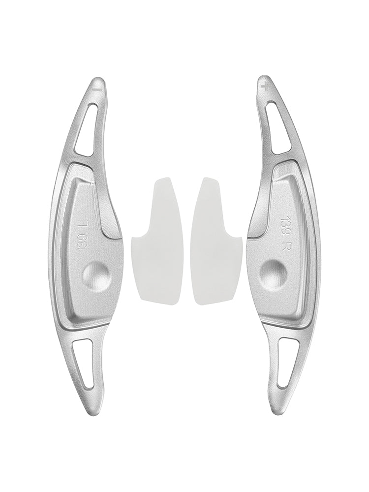 Steering Wheel Paddle Shifter For Genesis G80 Sport 17-20 Aluminium Silver