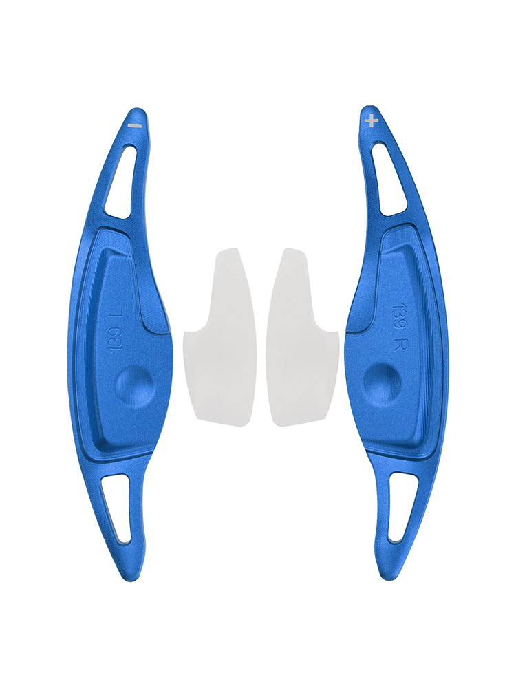 Steering Wheel Paddle Shifter For Genesis G80 Sport 17-20 Aluminium Blue