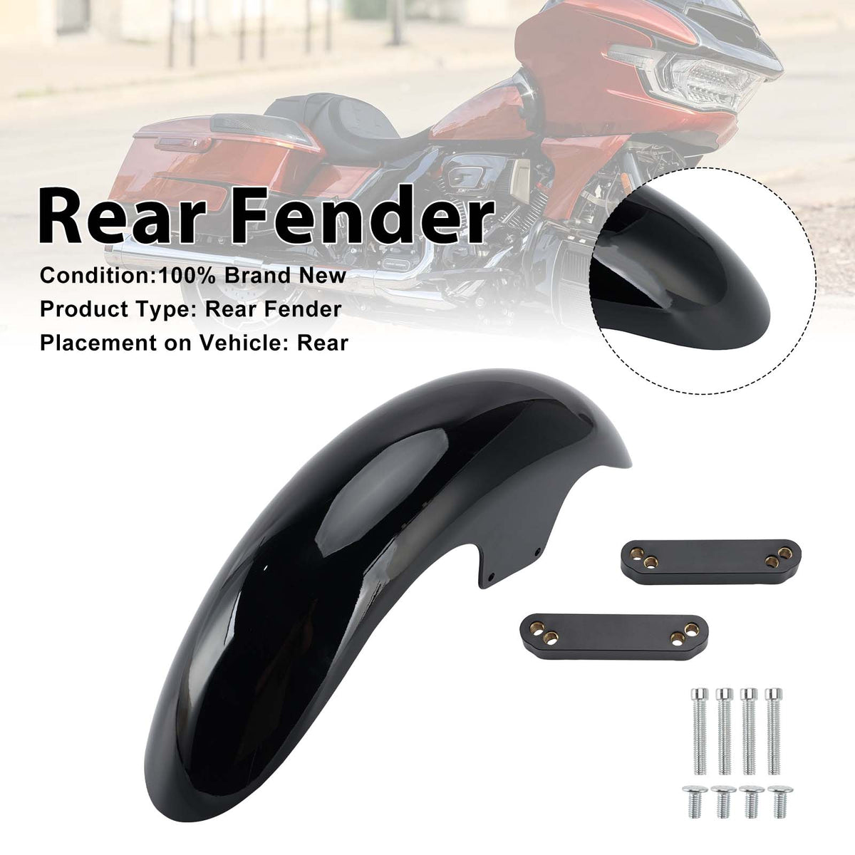 21" Front Fender Fits For CVO Road Glide Street Glide FLTRX FLHX 2023-2026