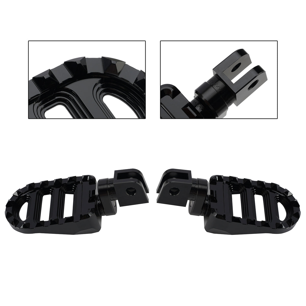 Front Footrests Foot Pegs fit for Suzuki Boulevard M109R 2006-2025 Black