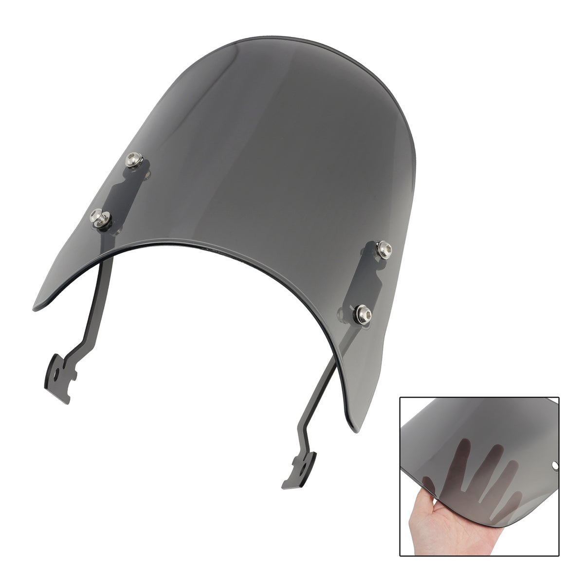 Windshield Windscreen for KAWASAKI W230 / MEGURO S1 2025-2026 Gray