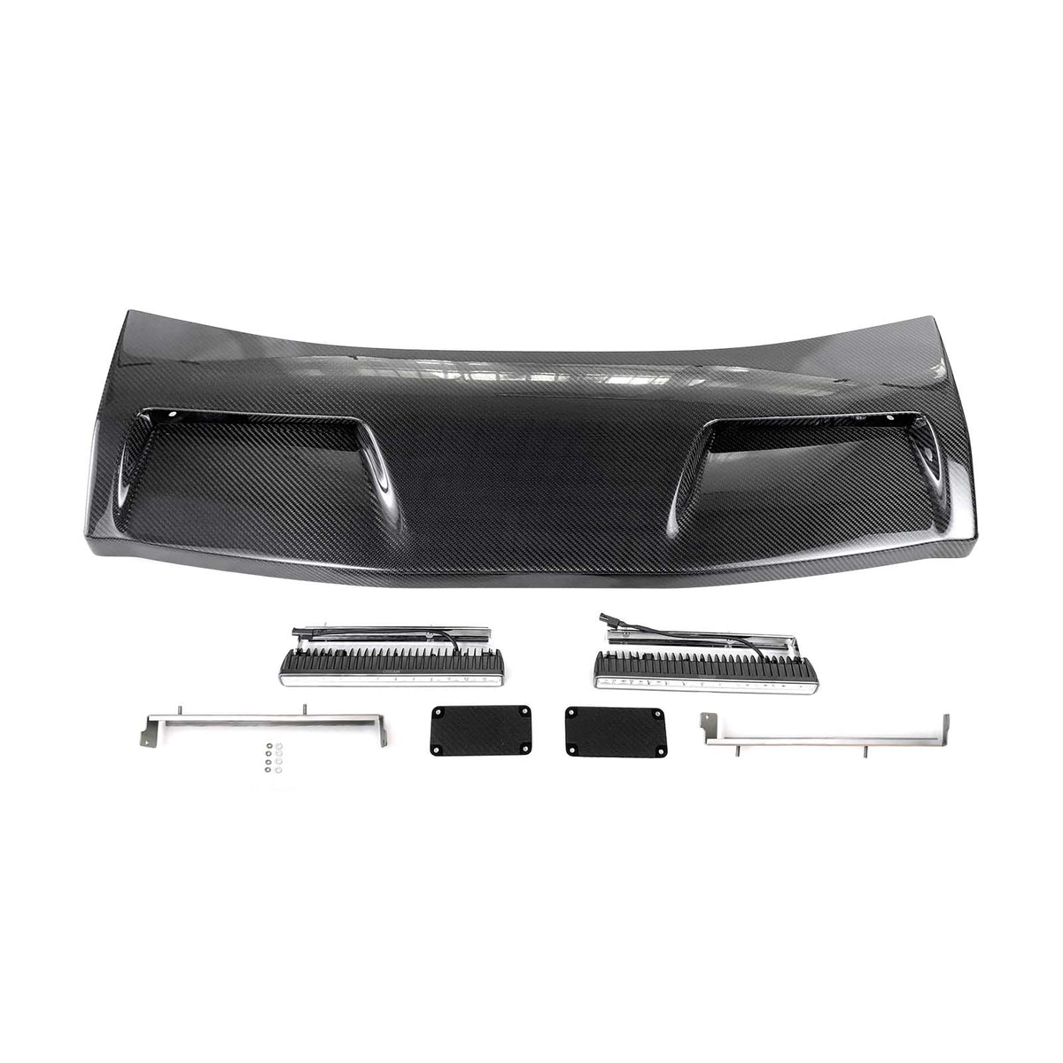 Even Style Front Roof Spoiler Wing Fit Benz G-Class W464 G550 2019-2023 W/Led