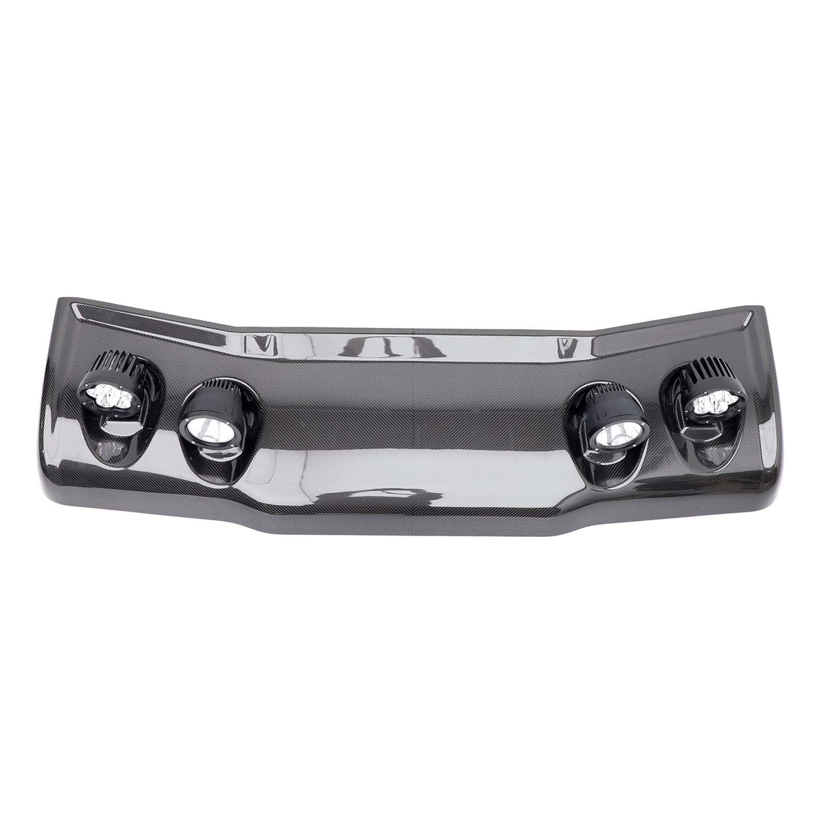 Adventure style Front Roof Spoiler Wing Fit Benz G-Class W464 2019-2023 W/Led