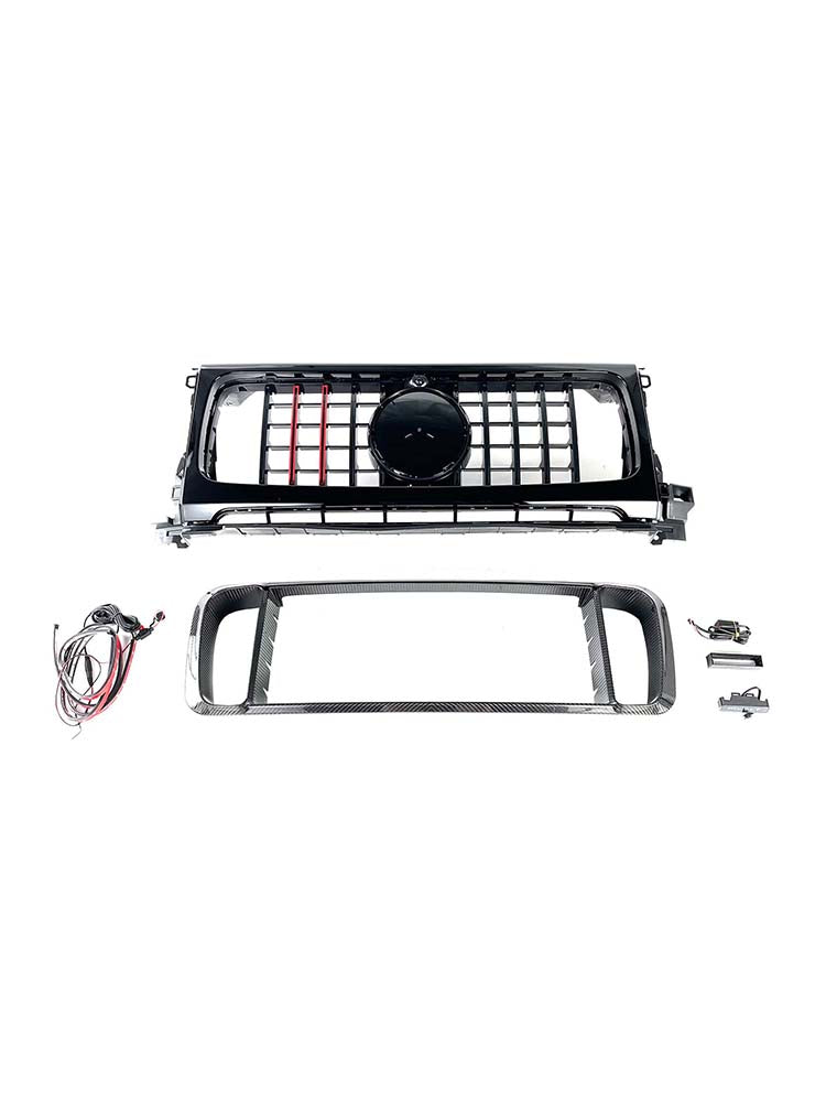 Dry Carbon Front Grille Grill Fit Benz W464 B800 B900 2019-2023 Rocket Style