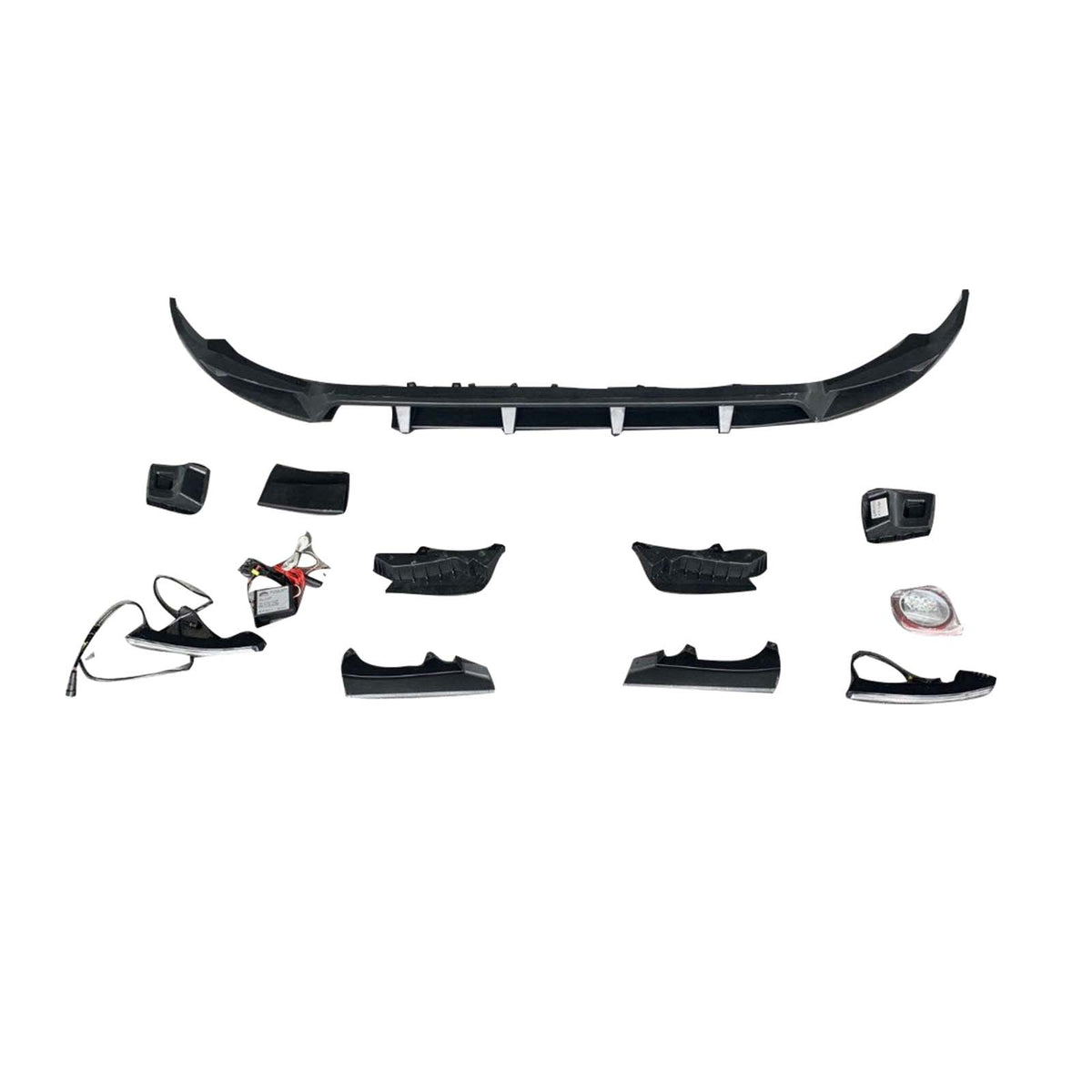 Shark Style Front Bumper Lip Fit Mercedes Benz G-Class W464 W463A 2019-2023