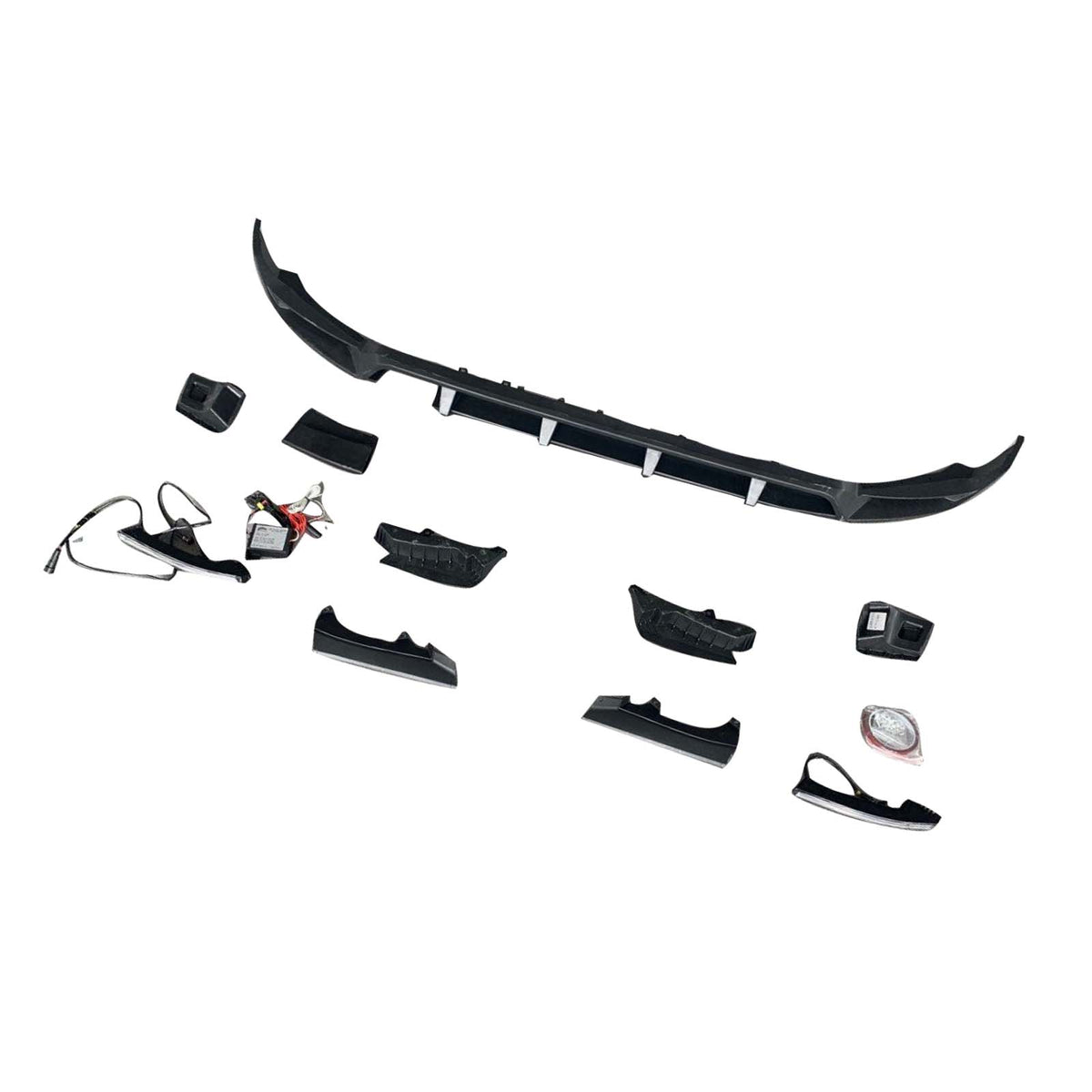 Shark Style Front Bumper Lip Fit Mercedes Benz G-Class W464 W463A 2019-2023