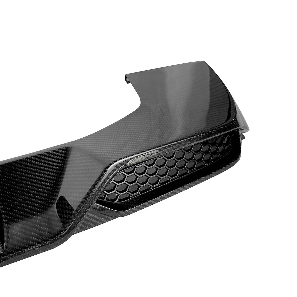Dry Carbon Rear Diffuser Lip Fit Mercedes Benz W464 W463A 2019-2023 Shark Style