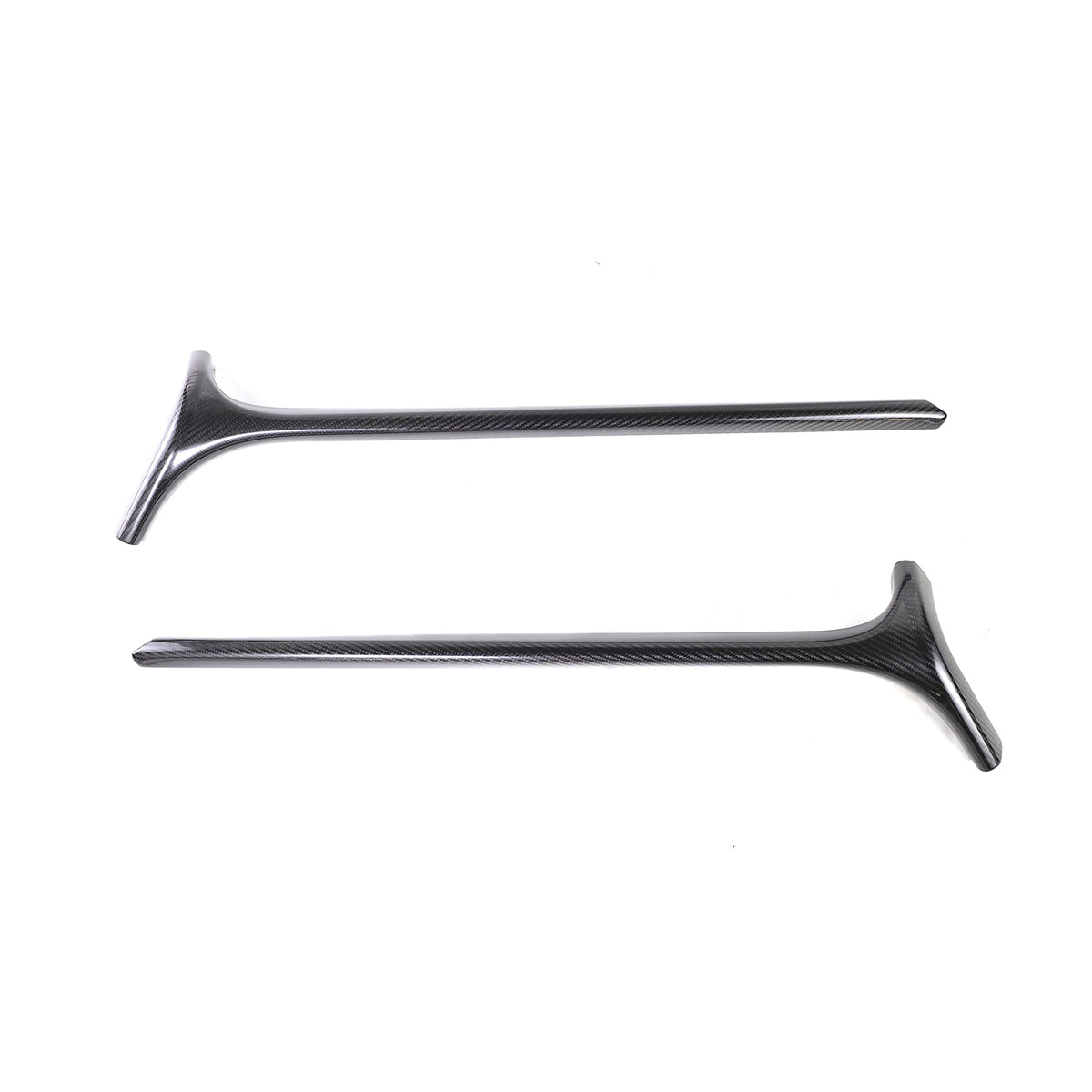 Carbon Fiber Front Window A-Pillar Addon Fit Benz G Class W464 G500 2019-2023