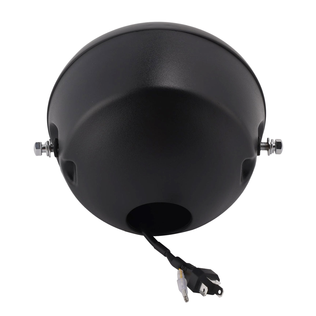 55W 7.5" Beam Headlight Fog Lamp Custom 4000Lm Black Fits For Racer Bobber