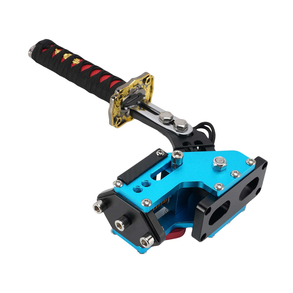 14Bit PC USB3.0 SIM Handbrake Sword Hilt for Racing Games Steering Wheel Stand