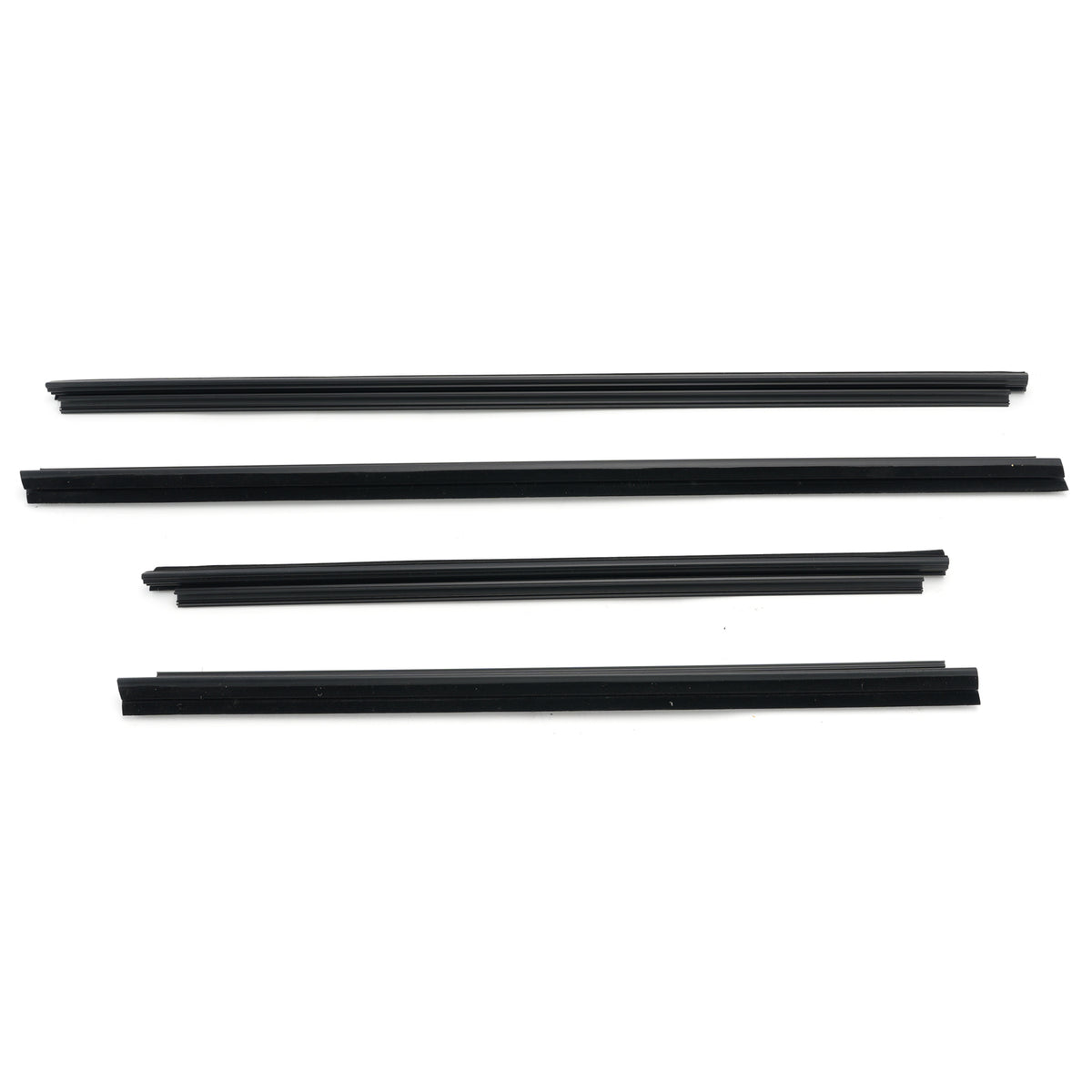 4Pcs Inner Door Window Glass Weatherstrip For Toyota Corolla 2009-2013