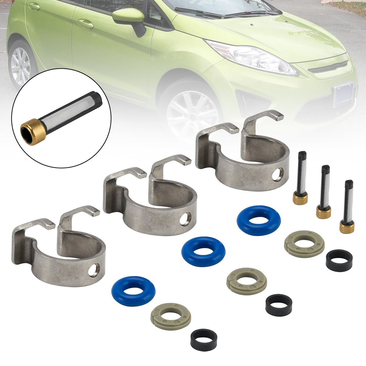 Fuel Injector Seal O-Ring 0261500556 Fit Ford B-Max 2012-2025 C-Max 2012-2019