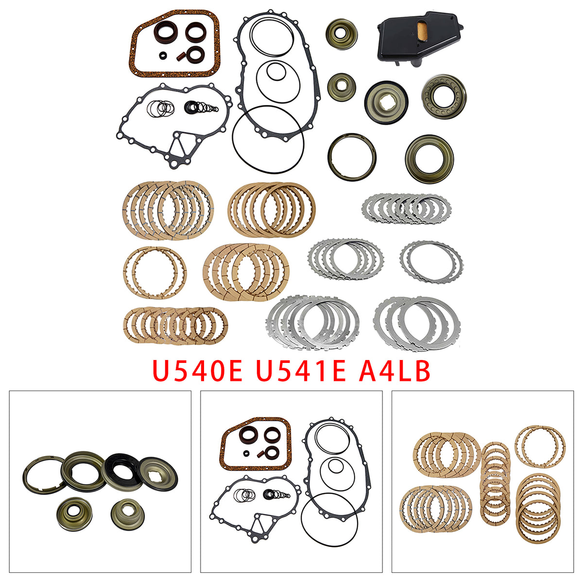 U540E U541E A4LB Transmission Rebuild Master Overhaul Kit For Toyota Daihatsu