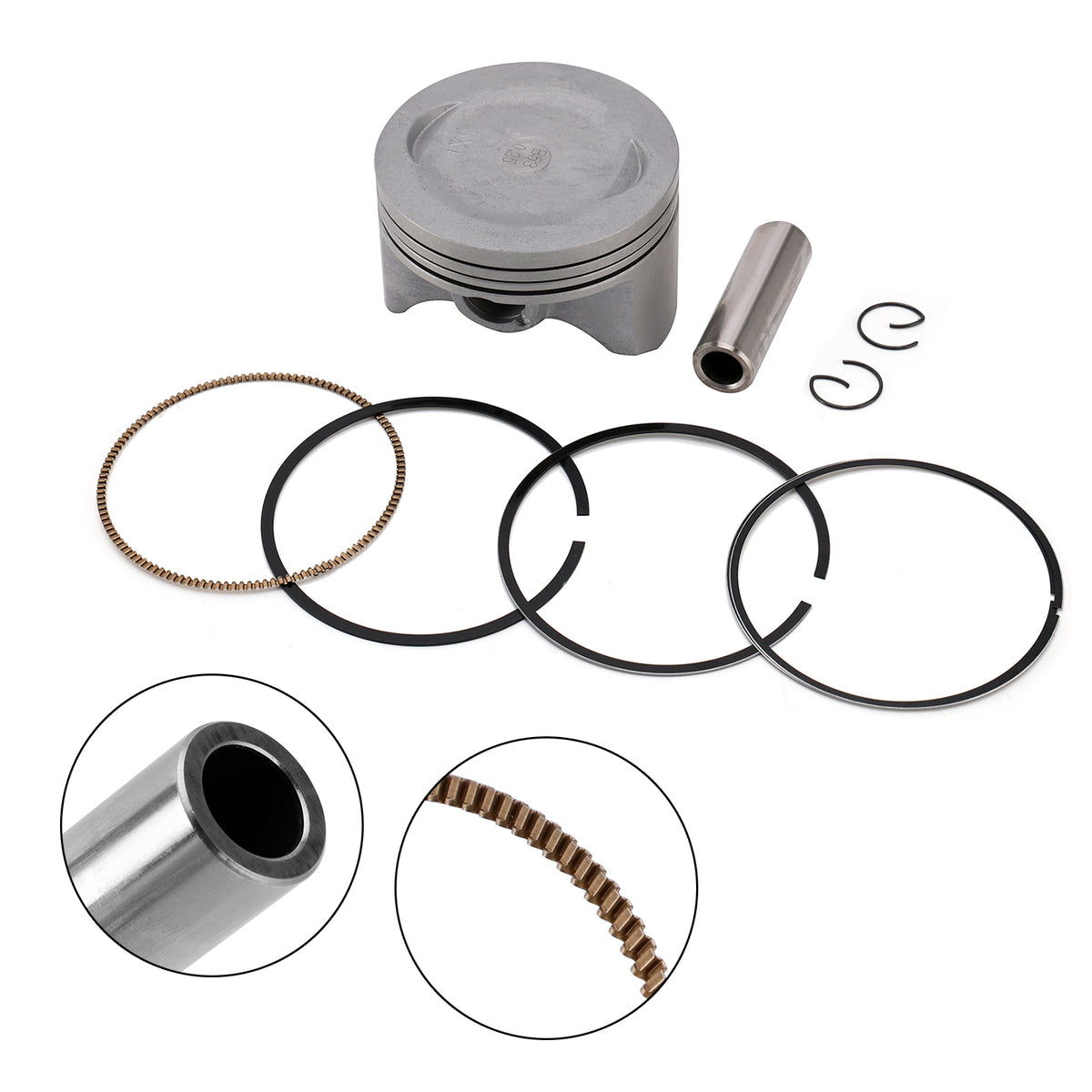 Piston Ring Rebuild Kit 74.25Mm 5Xt-11631-00 For Yamaha Xg250 Tricker 04-07 Xt