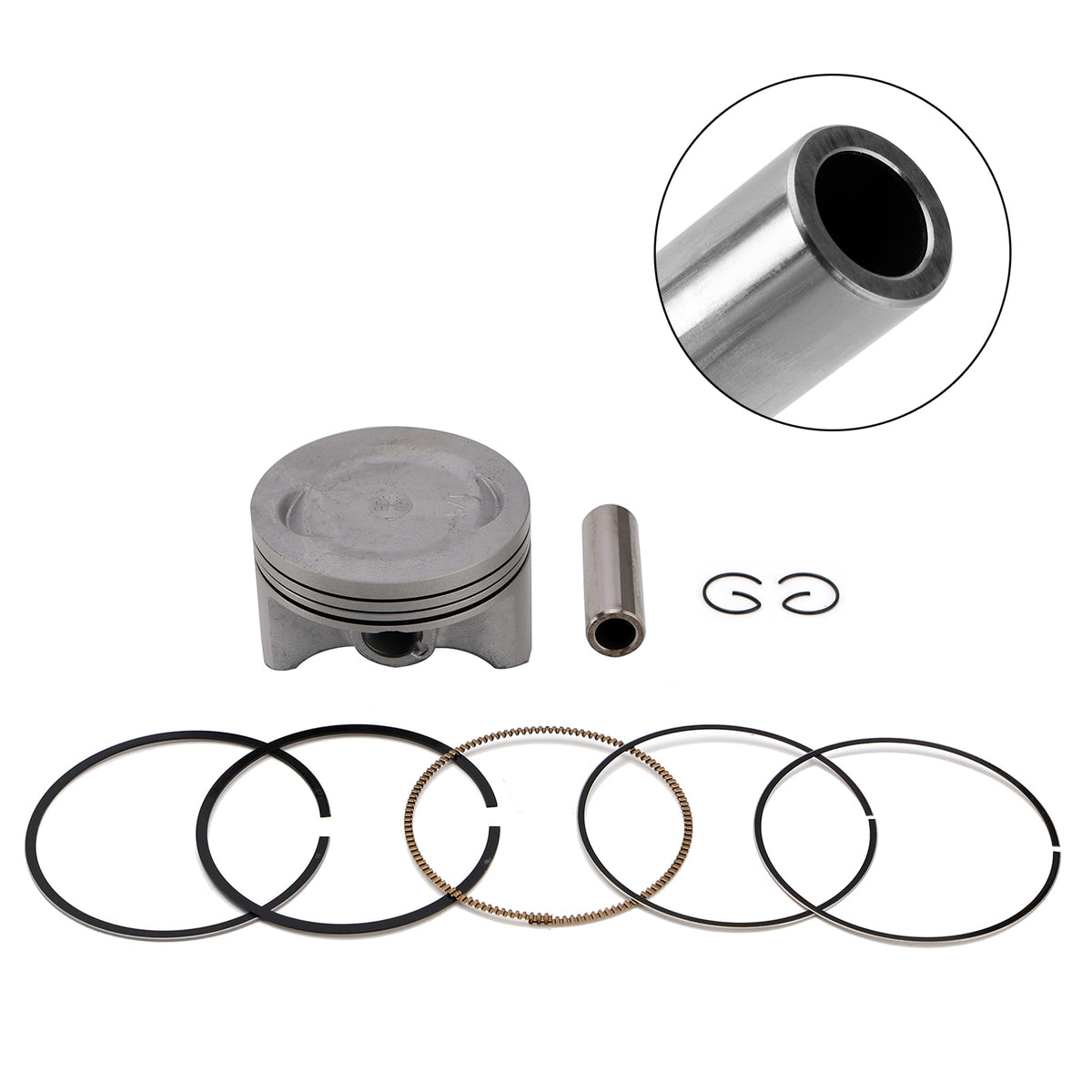 Piston Ring Rebuild Kit 74.5Mm 5Xt-11631-00 For Yamaha Xg250 Tricker 04-07 Xt250