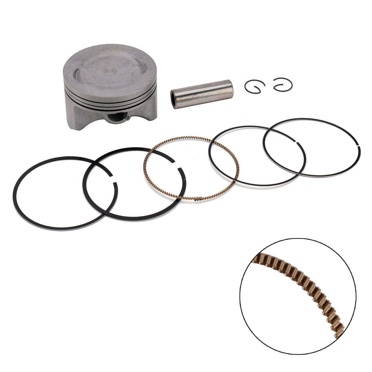 Piston Ring Rebuild Kit 74.5Mm 5Xt-11631-00 For Yamaha Xg250 Tricker 04-07 Xt250