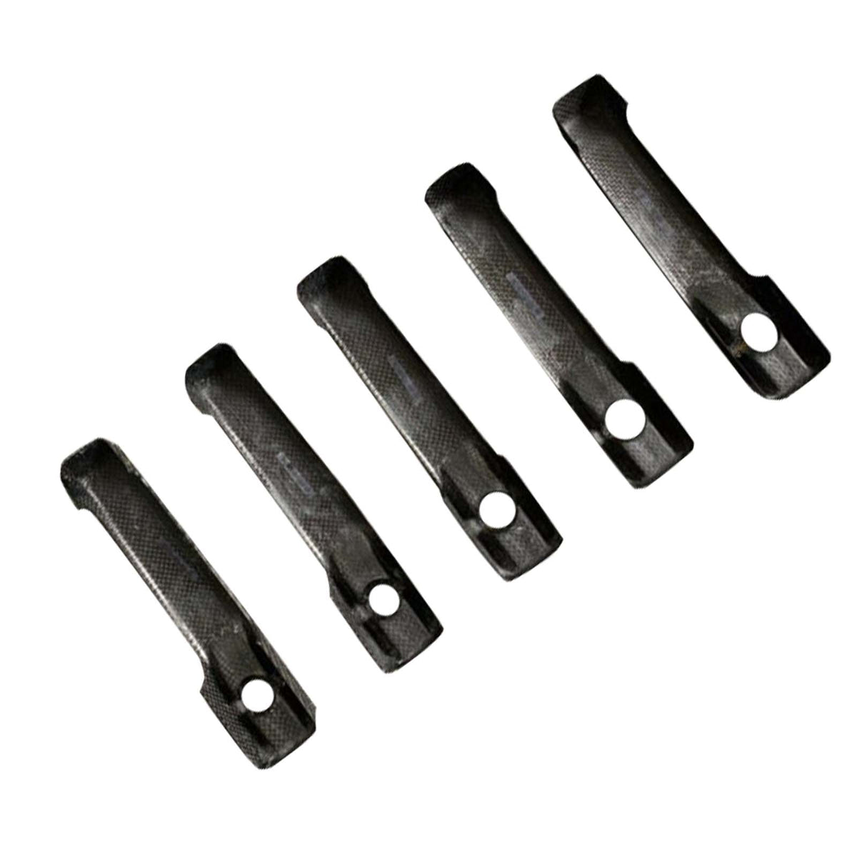 5PCS Dry Carbon Door Handle Cover Trim Fit Benz G Class W463A W464 2019-2023