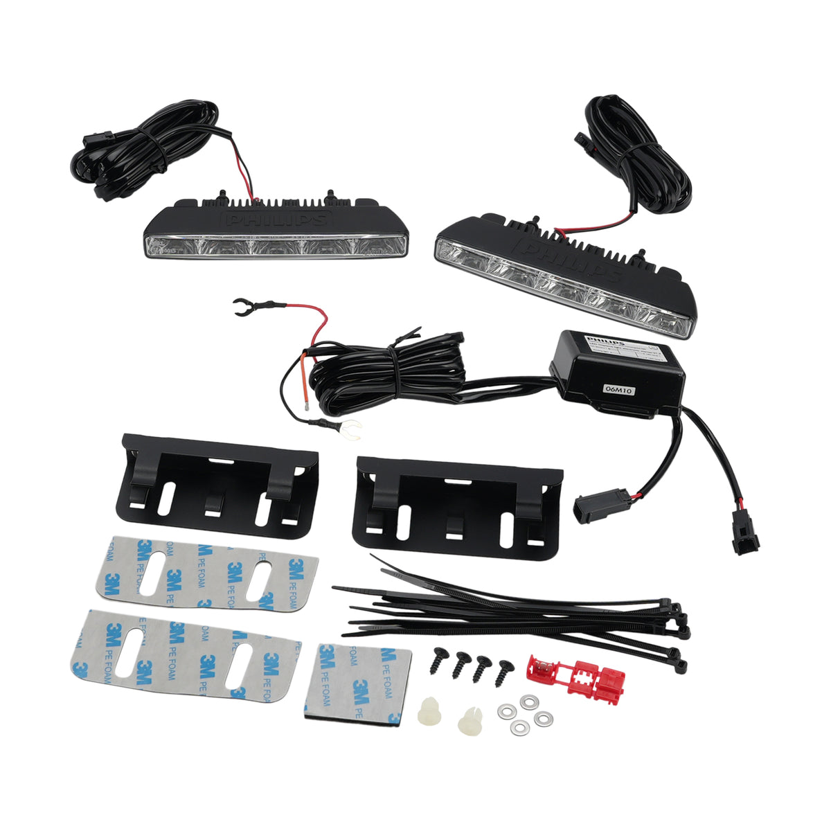Car LED Daytime Running Light Universal 5 LED Chips 6000K For PHILIPS YS12810