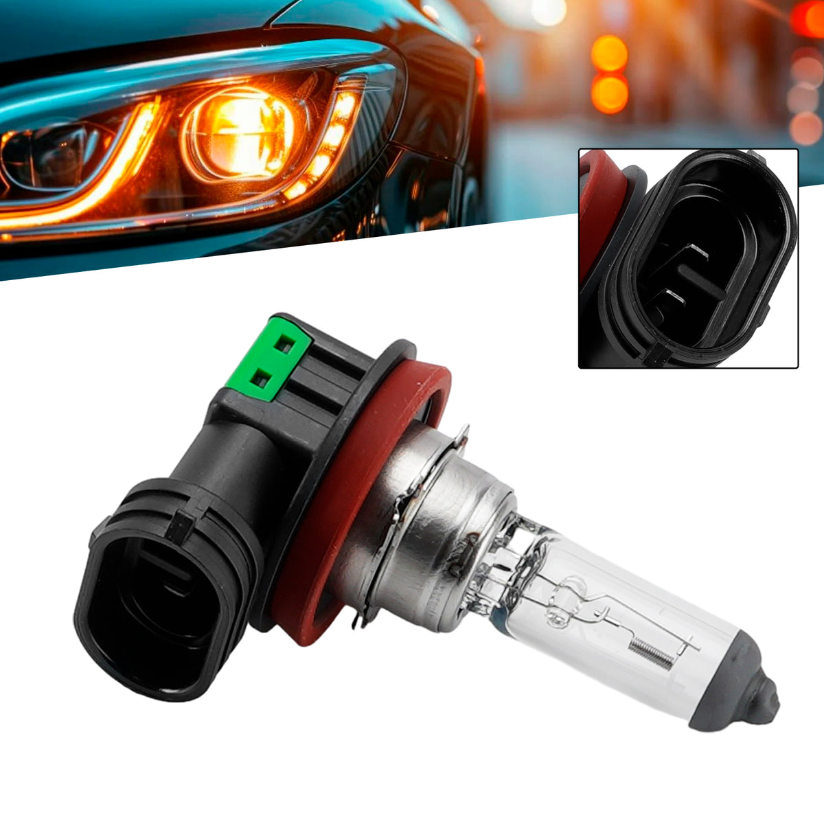 Car Light Halogen Headlight Bulb H11 12V 55W PGJ19-2 For PHILIPS YS12362C1