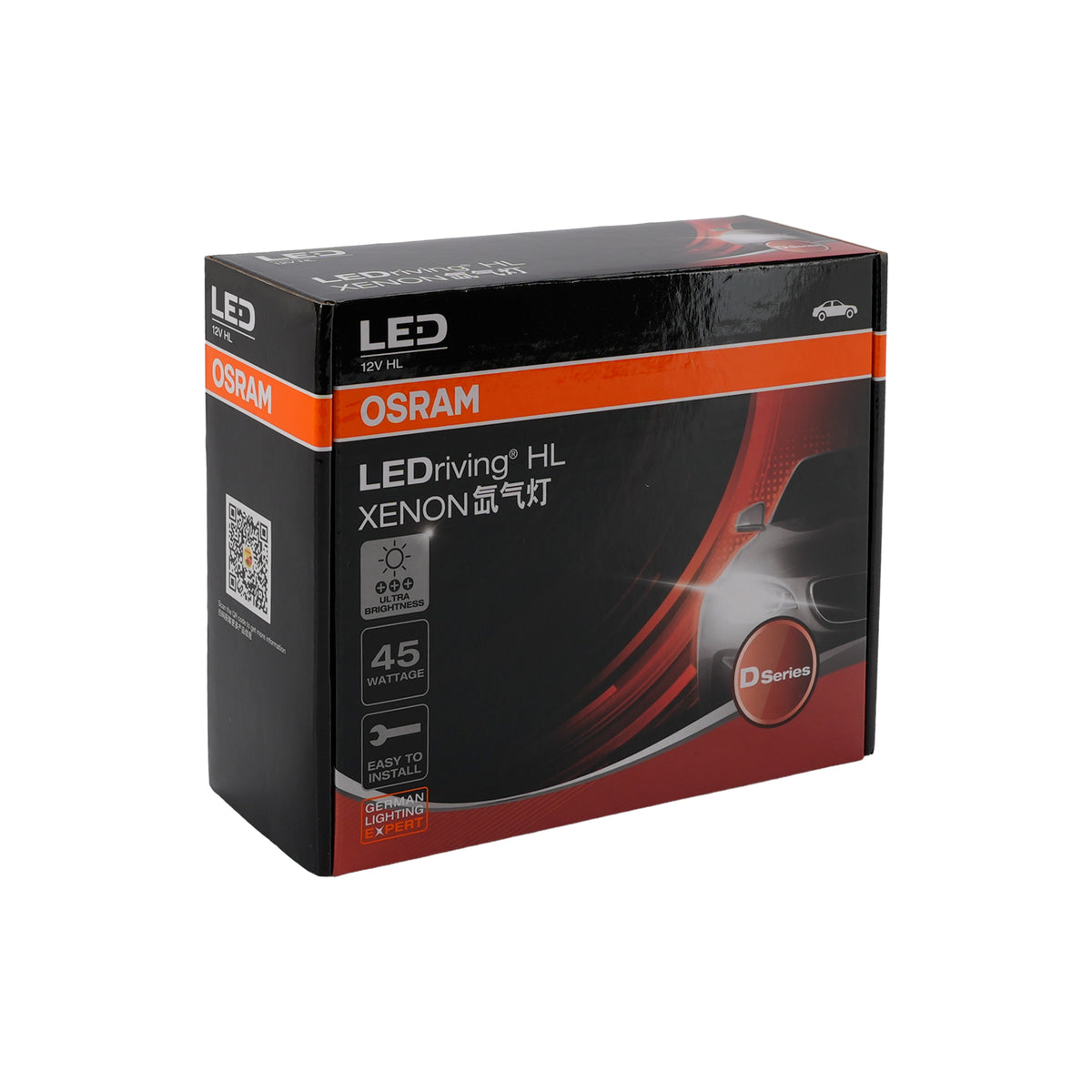 LED Headlight Bulb Kit High Low Beam Lamp D5S 12V 45W 6000K For OSRAM 166540CW