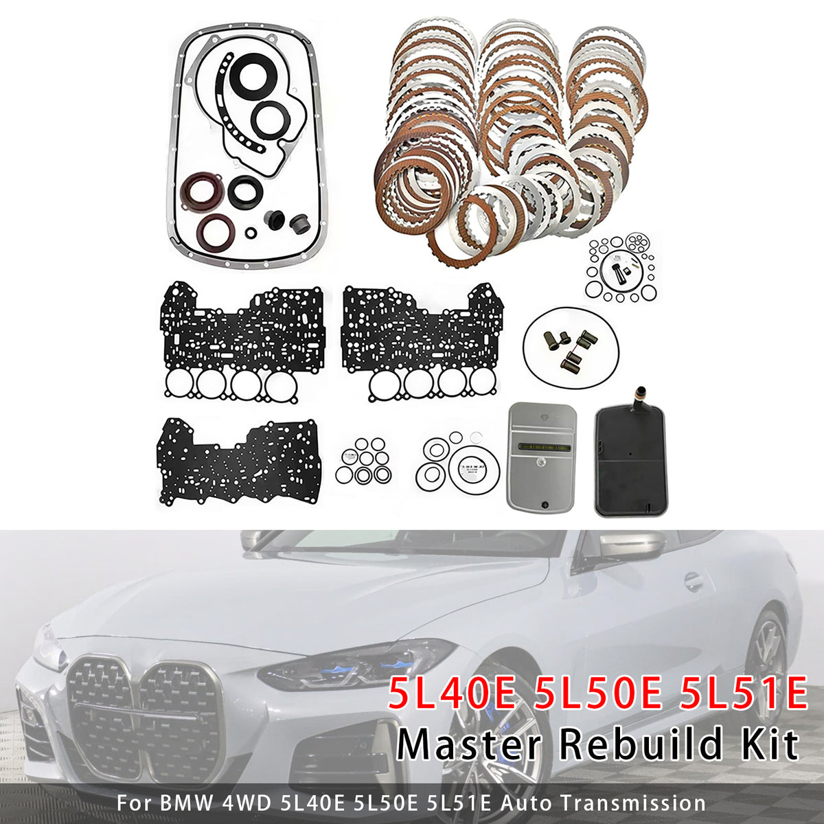 5L40E 5L50E 5L51E Auto Transmission Master Rebuild Kit Overhaul For BMW 4WD