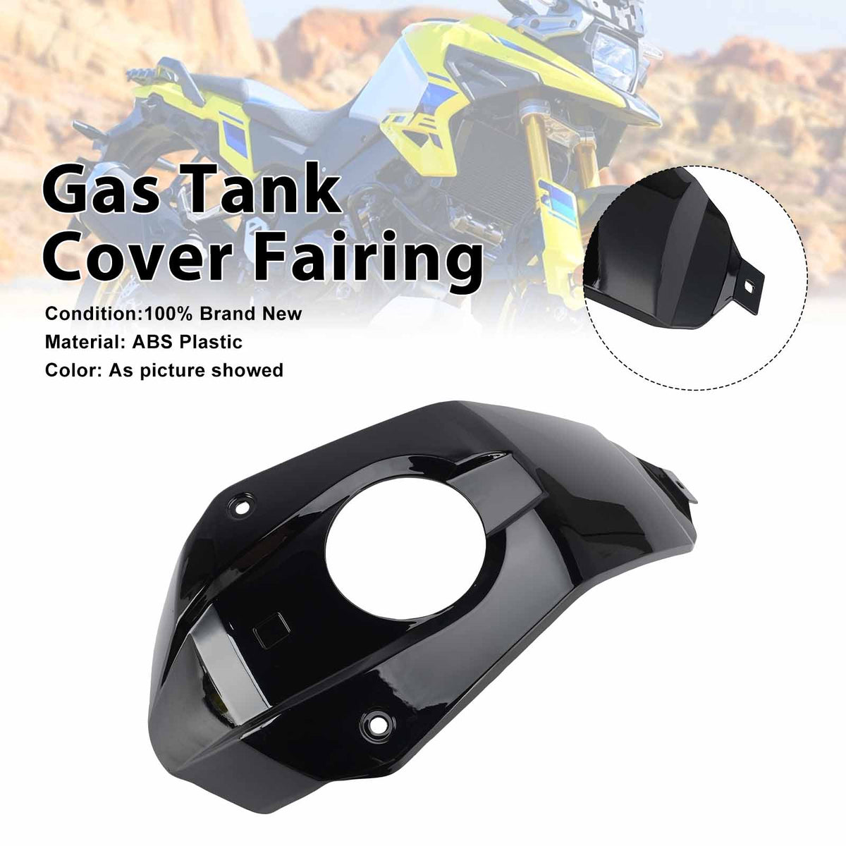 Gas Tank Cover Fairing For SUZUKI V-strom 1050 DL1050 2020-2024 Black