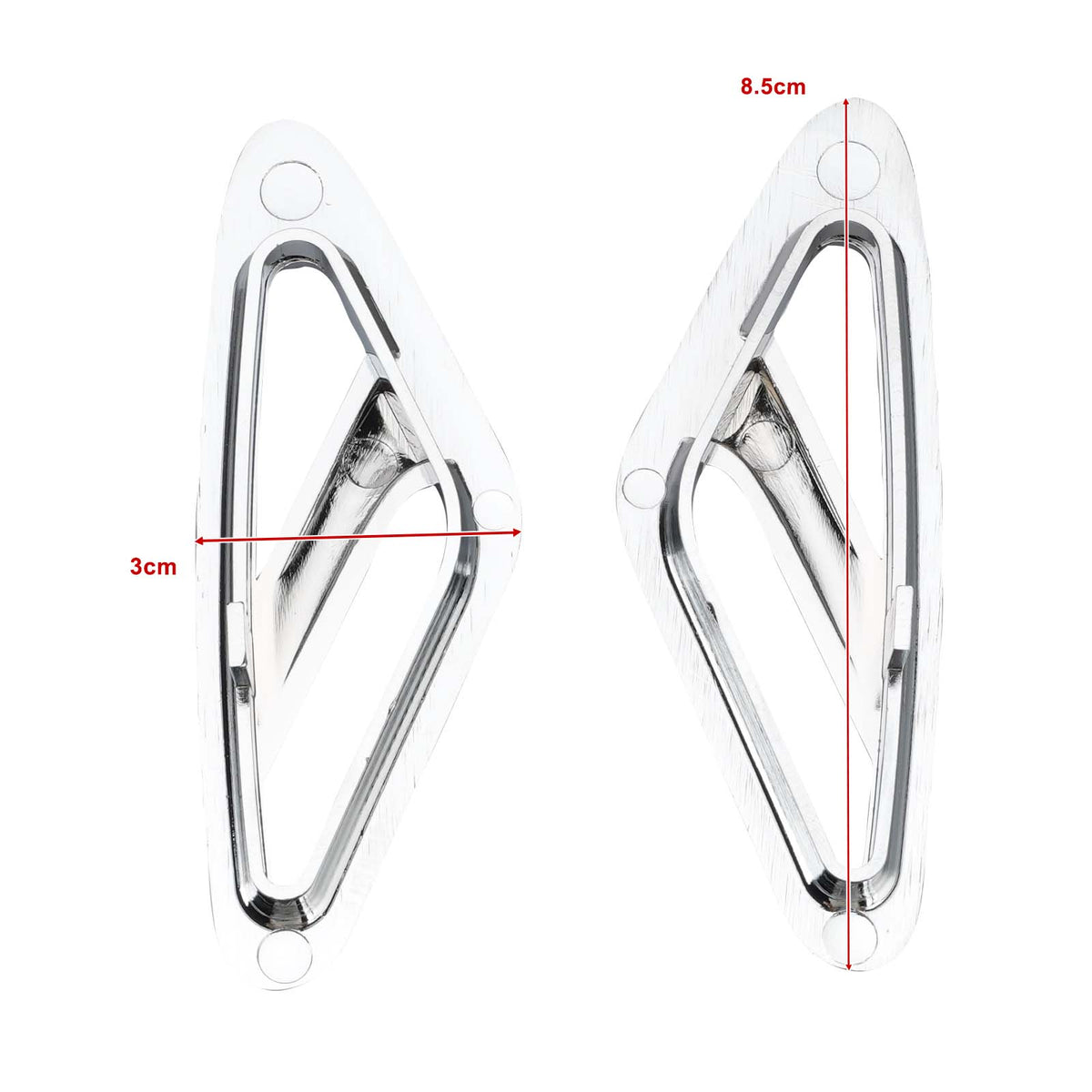 Front Fender Accent Trim For Honda GL1800 Goldwing 1800 2001-2017 Chrome