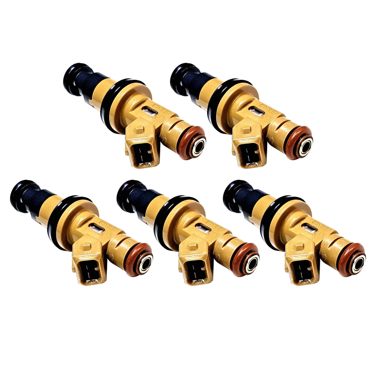 5Pcs Fuel Injector For Volvo S70 V70 2.4L L5 1999 9125821 195500-3460