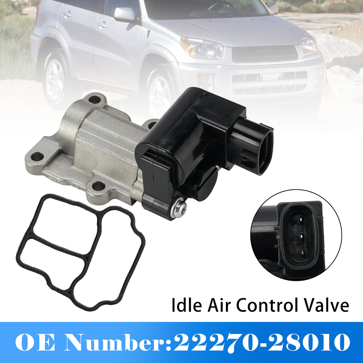 Idle Air Control Valve 22270-28010 For Toyota Highlander RAV4 2001-2004 2.4L