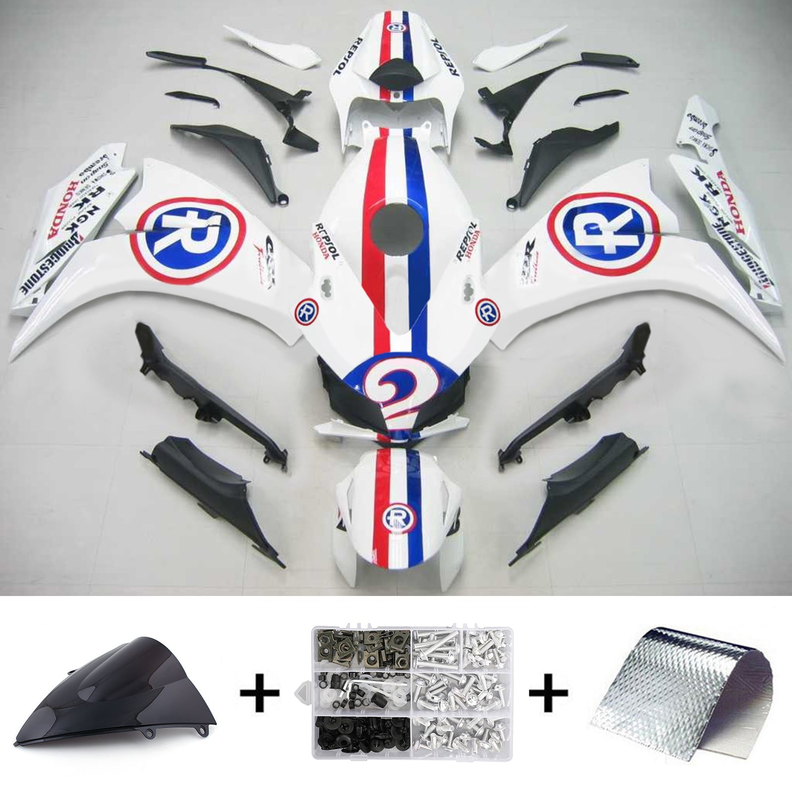 Honda CBR1000RR 2012-2016 Fairing Kit Bodywork Plastic ABS