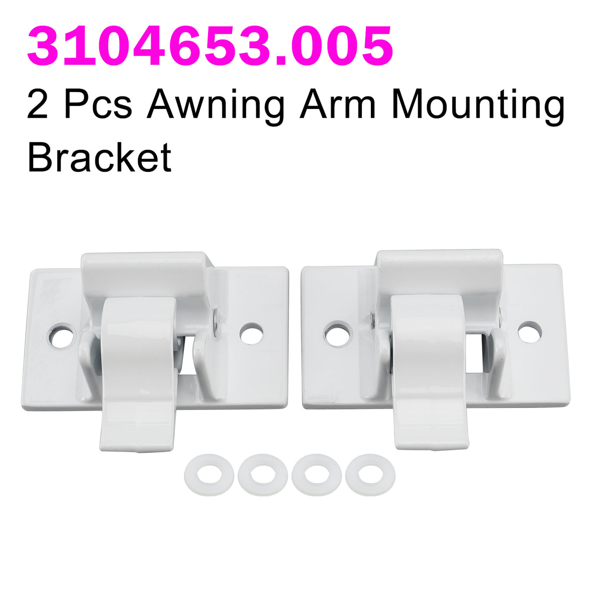 2 Pcs Awning Arm Mounting Bracket for Dometic RV Camper Trailer 3104653.005