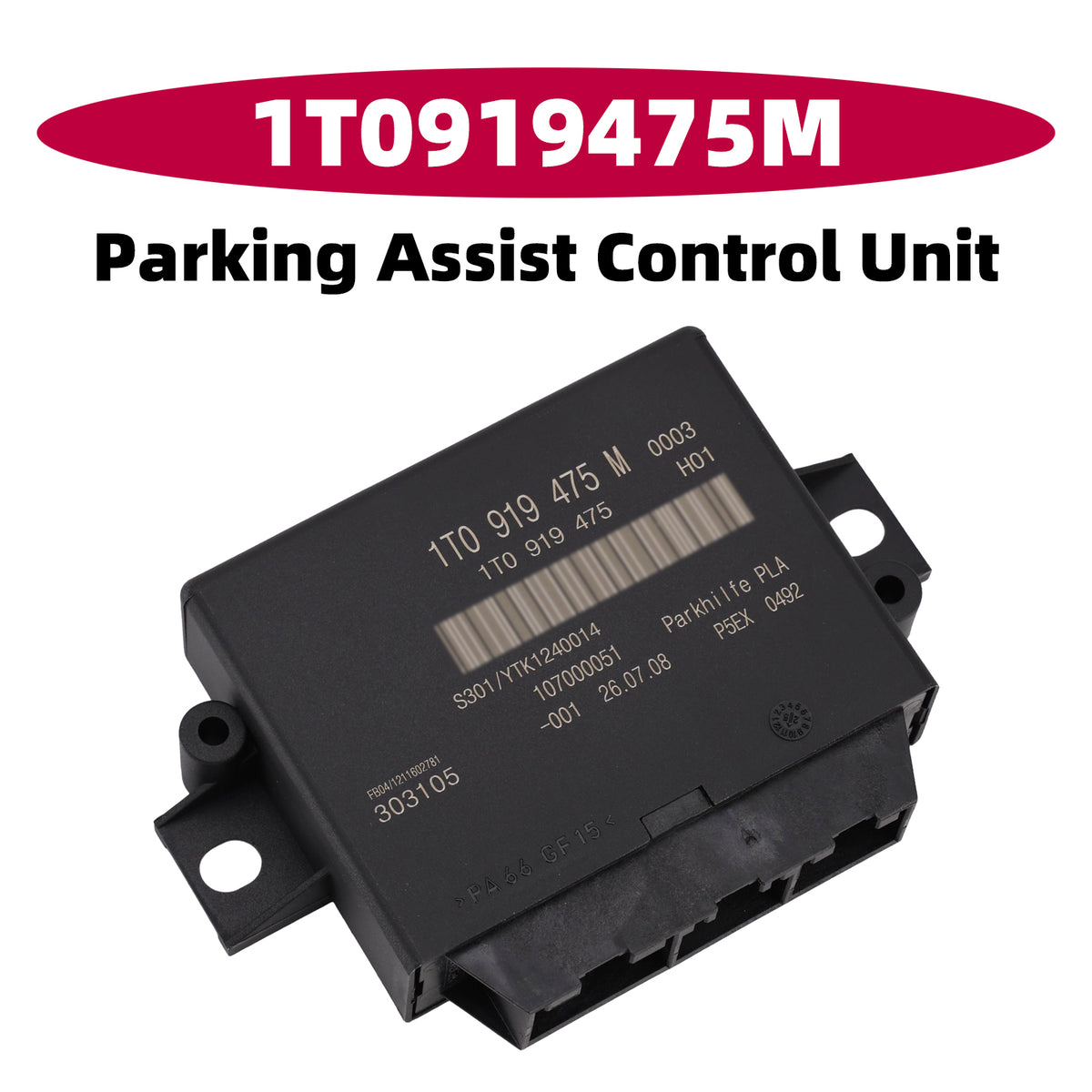 Parking Aid Park Assist Control Module 1T0919475M for VW Passat CC Tiguan
