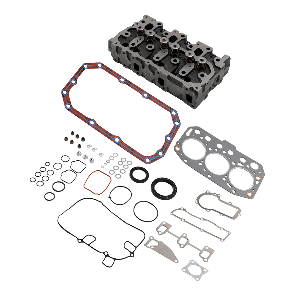 3TNV70 Cylinder Head+Gasket Kit For Yanmar Engine For John Deere Gator XUV 850D